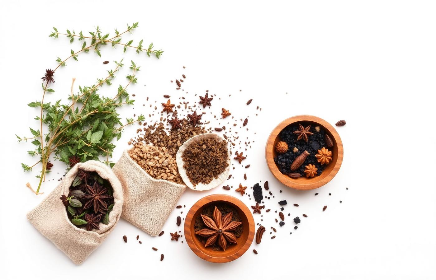 Dried herbs and spices